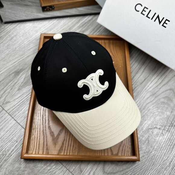 Celine hat straw hat bucket hat baseball cap knitted hat triomphe bucket hat in raffia - MIEL | CELINE main image 2